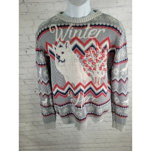 Game Of Thrones Winter Is Here Knit Sweater Size XXL (Med Adult)